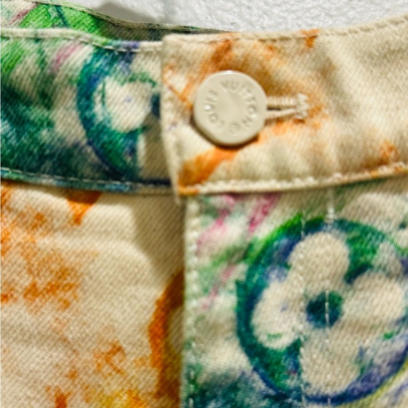 NWTS Louis Vuitton *RARE* Pastel Monogram Jeans - Picture 3 of 15